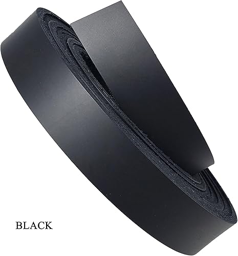 Miniatura 3 de Tiras de cuero de 34 pulgadas de ancho y 72 pulgadas de largo, 6-7 onzas (0.094-0.110 in), tiras de cuero Latigo ideales para cinturones, collares,