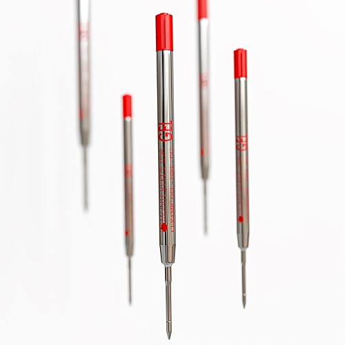 Miniatura 8 de Monteverde Recambio de bolígrafo de gel fino para bolígrafos de gel Parker, paquete de 6, azul (P423BU)