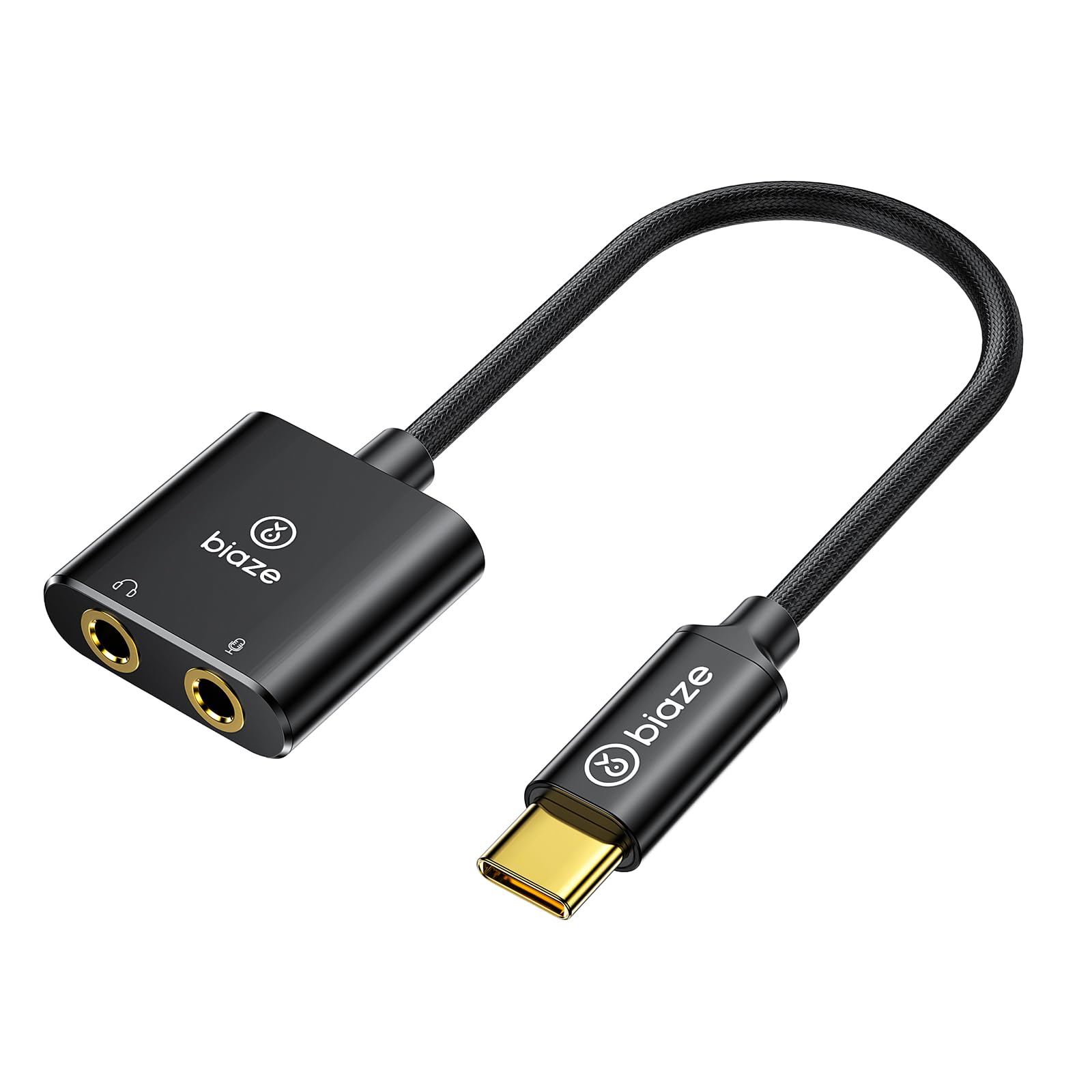 Y25 Type C scheda audio esterna USB-C adattatore audio stereo adattatore esterno scheda audio per computer, PS5, PS4, cuffie USB e microfono