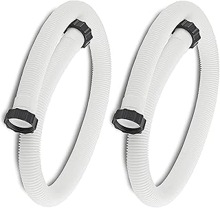 Pooloop 1.5'' Diameter Pool Pump Replacement Hose for Intex Filter Pumps Sand Pump & Saltwater Systems - 59'' Long(2 Pack)