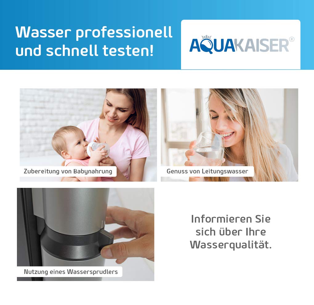 3-in-1 Wassertest für Trink- & Leitungswasser – 17 Testwerte – Probenahme-Set | Analyse im Labor – inkl. Porto