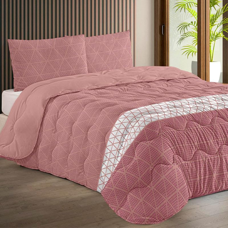 Rufino Díaz Edredón Invierno 450 gr Estampado Zamora 2 - Coral, 150 cm