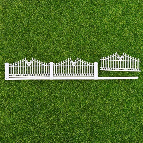 NICEXMAS Cerca de PlÃ¡stico de Jardim Decorativo Cerca de Piquete Branco Protetor Protetor de Borda