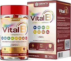 Complexo B Ultra Concentrado, Vital B® 60 Cápsulas XGROWT BRASIL®