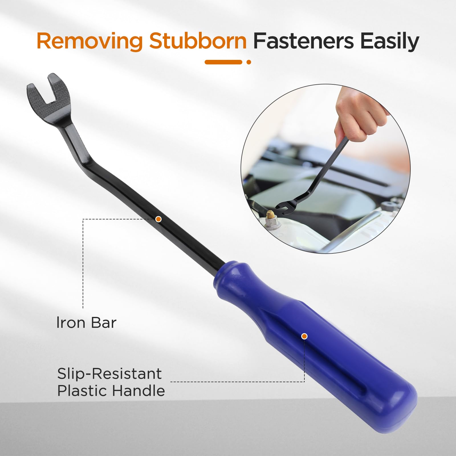 Kit Chiavette Smontaggio Autoradio 4 Pezzi - Estrazione Stereo Auto Universale, Acciaio Inossidabile - Foto 9