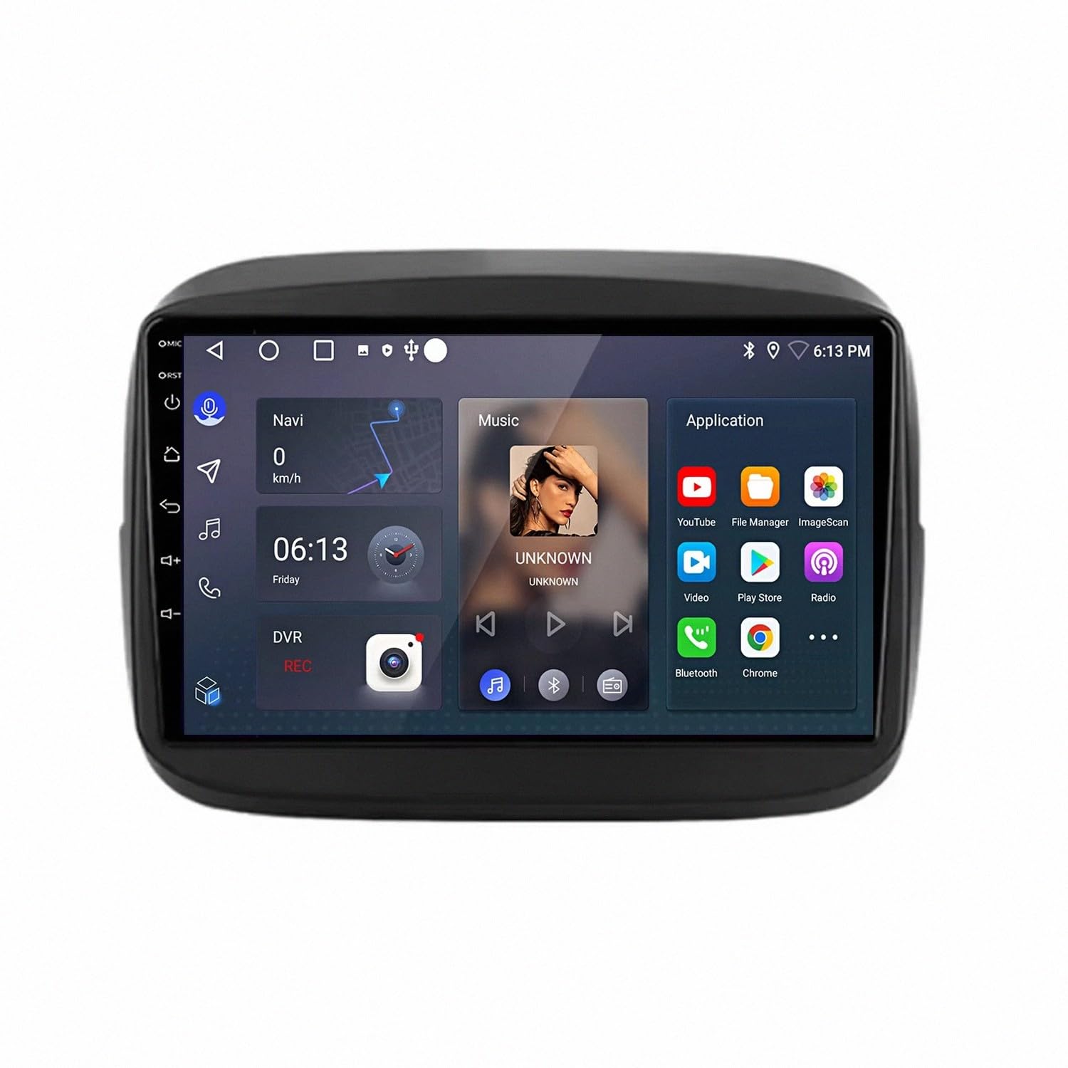 Radio coche 2 DIN para Ford Fiesta 2009-2011 con Android Auto sin cables 8