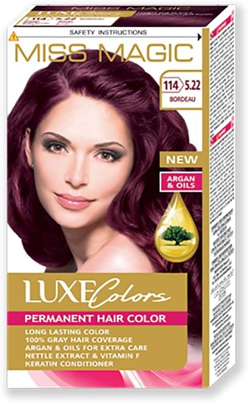 MISS MAGIC Haarkleur Bordeaux Hair Colour met argan