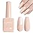 CANNI Nude Pink Gel Nail Polish - 0.3oz Sheer Skin Tone Color, Glossy Soak-Off UV/LED Nail Gel for Natural French Manicure, DIY & Salon Use
