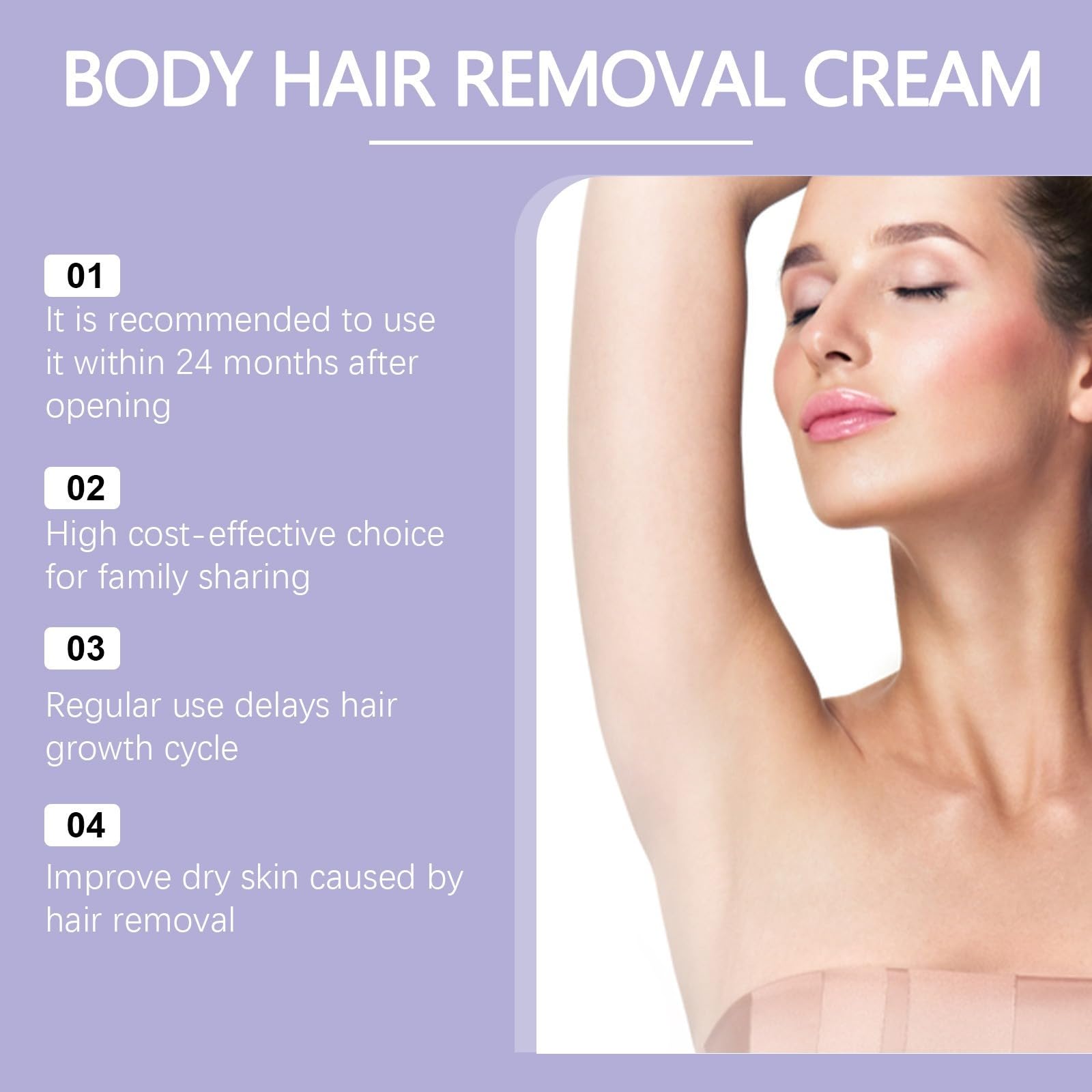 Hair Removal Cream, Soft Hair Removal Cream, crema depilatoria per il corpo, | Crema depilatoria corpo formula delicata con aloe vera per depilazione rapida senza irritazione sulle gambe ascelle braccia
