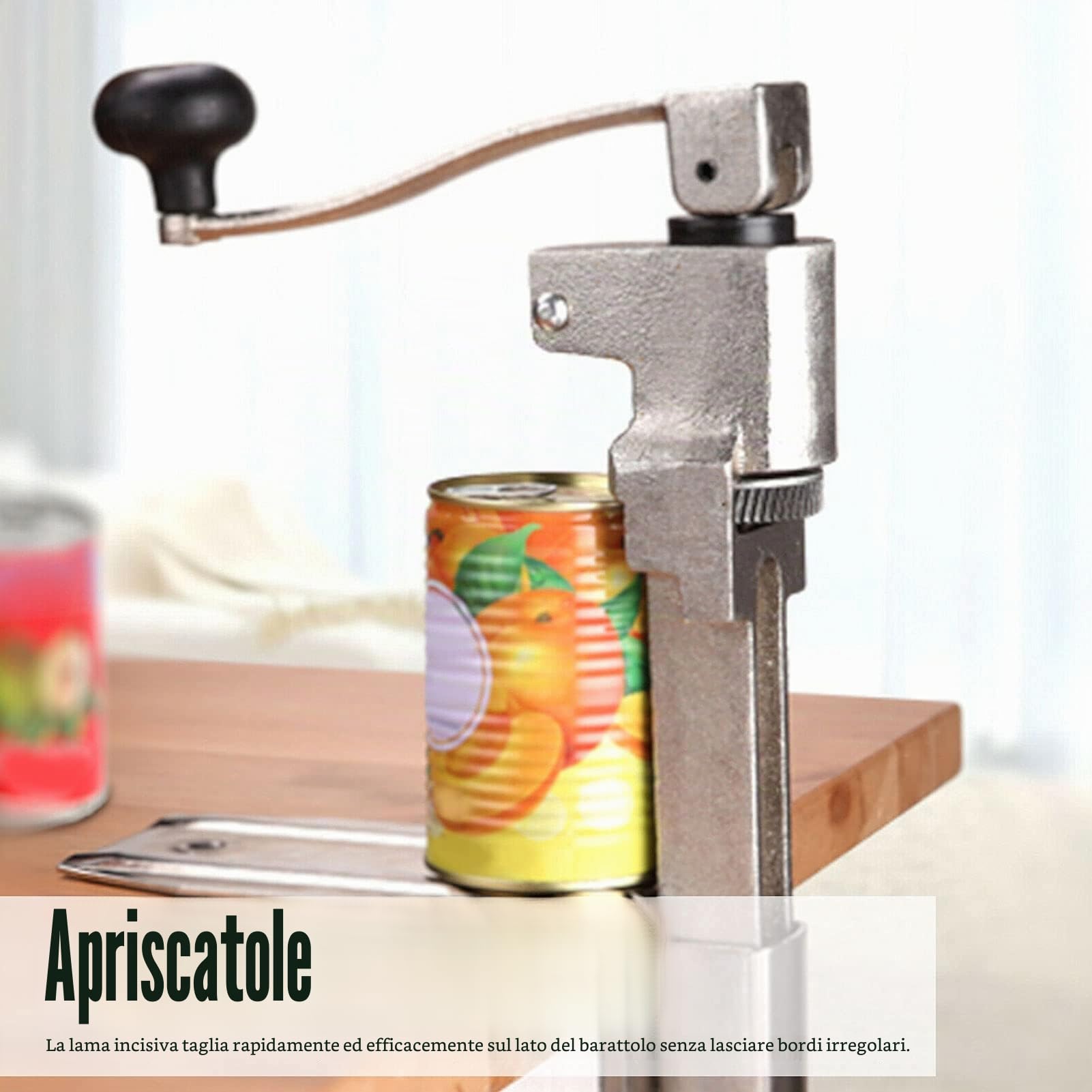 Apriscatole industriali commerciali ad alta resistenza apriscatole grande Bench Top in acciaio fondato per Catering Hotel Industria alimentare Ristorante Bar e Militare