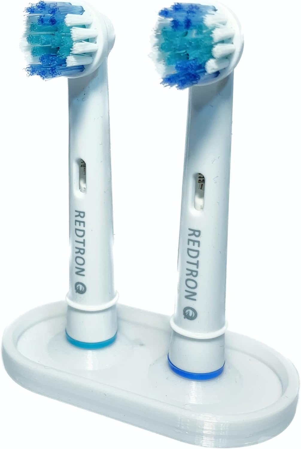 electric toothbrush head holder stand compatible with oralb toothbrushes (two toothbrush heads