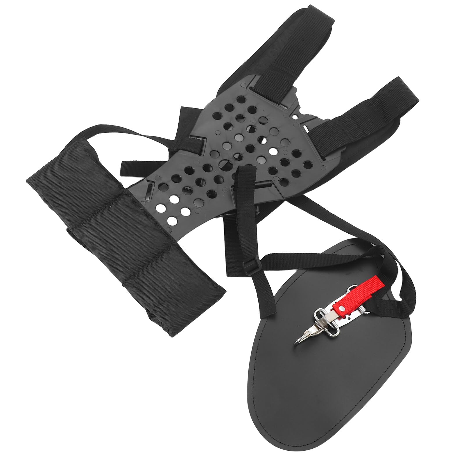 TOYANDONA Cinghia per Imbracatura Decespugliatore Regolabile Doppia Tracolla Traspirante Cintura di Supporto per Tagliasiepi e Tosaerba Fascia Vita Stabilizzante per Uso Professionale e