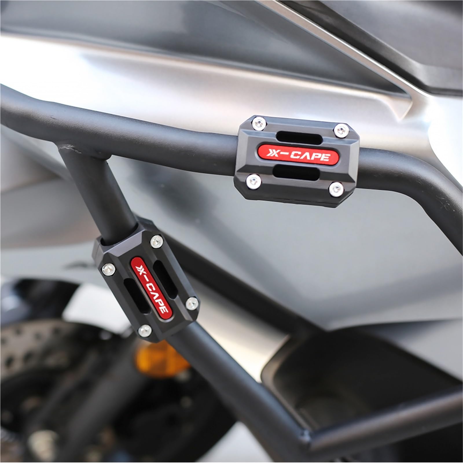 Paraurti Per Moto Per Morini XCape X Cape X-Cape 650 700 1200 Accessori Protezione Motore Paraurti Blocco Di Crash Bar(Red 4PCS)