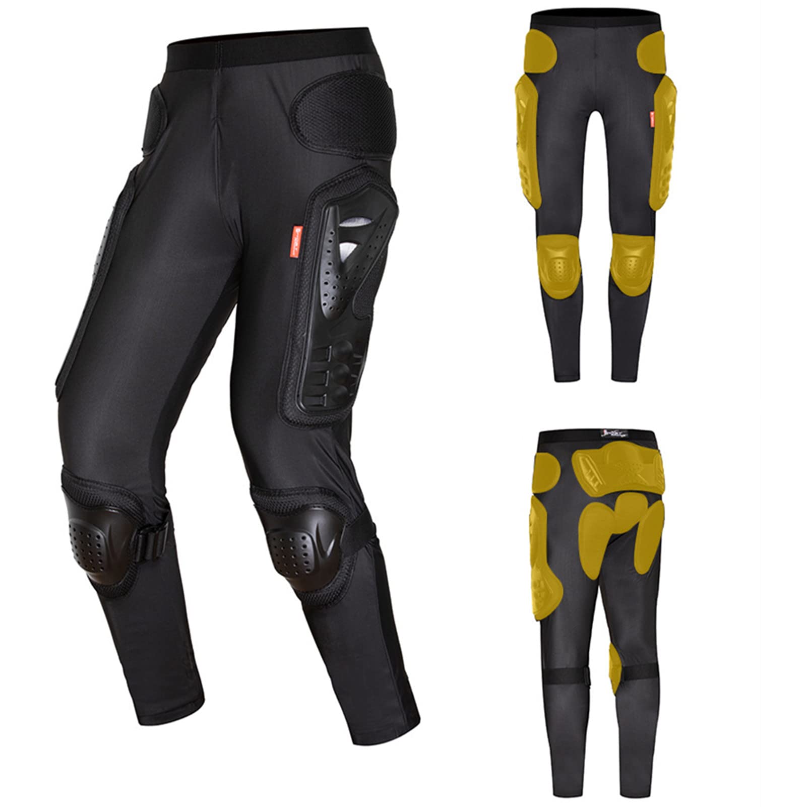 Pantalon De Moto pour Hommes,Pantalon De Moto Blindé, Pantalon De Motard Armure CE Amovible Résistant avec Doublure en Coton Amovible