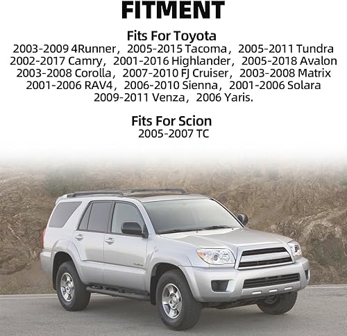 Miniatura 2 de Tapa de depósito de combustible para Toyota 4Runner Tacoma Tundra Camry Highlander Avalon Corolla FJ Cruiser Matrix RAV4 Sienna Solara Venza Yaris