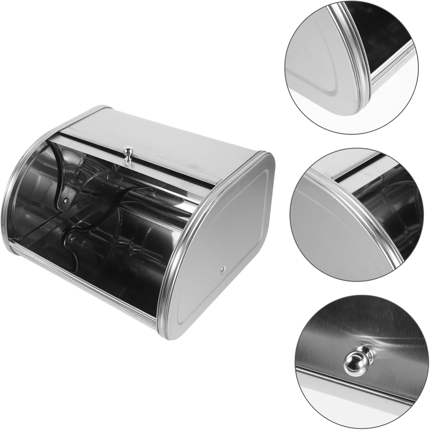 Panera De Cocina Que Ahorra Espacio: Elegante Organizador De Encimera para Pan, Aperitivos, Frutas Y Productos Horneados Hogar Y La Panadería. Multi