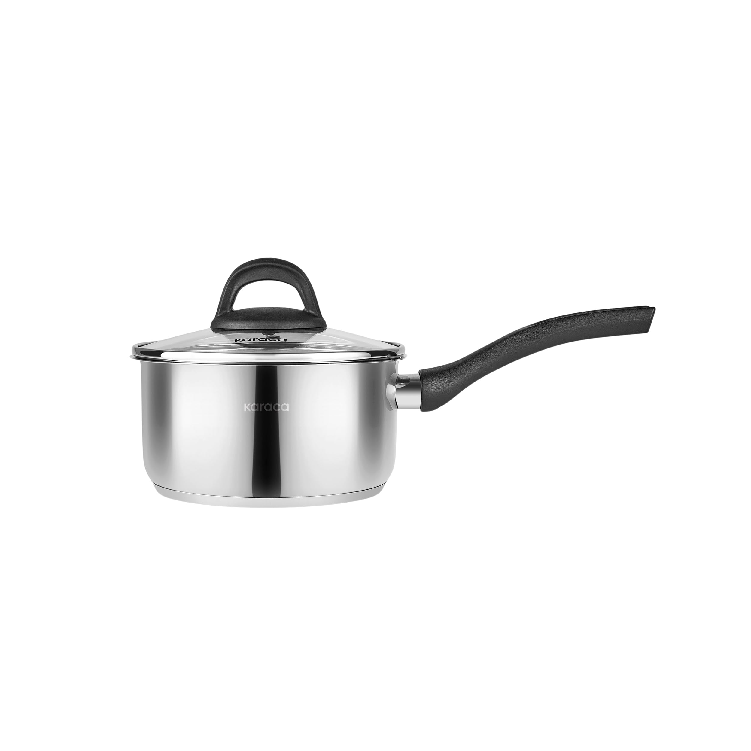 Karaca Gastro Stainless Steel Sauce Pan, 16cm, 1.6L, Silver