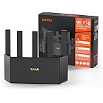 Tenda AX1500 Wireless Router 6 Dual Band 4XGE Ports VPN Router Easy Configuration Parental Control Access Point Mode IPv6 Wpa3 (RX2L Pro)