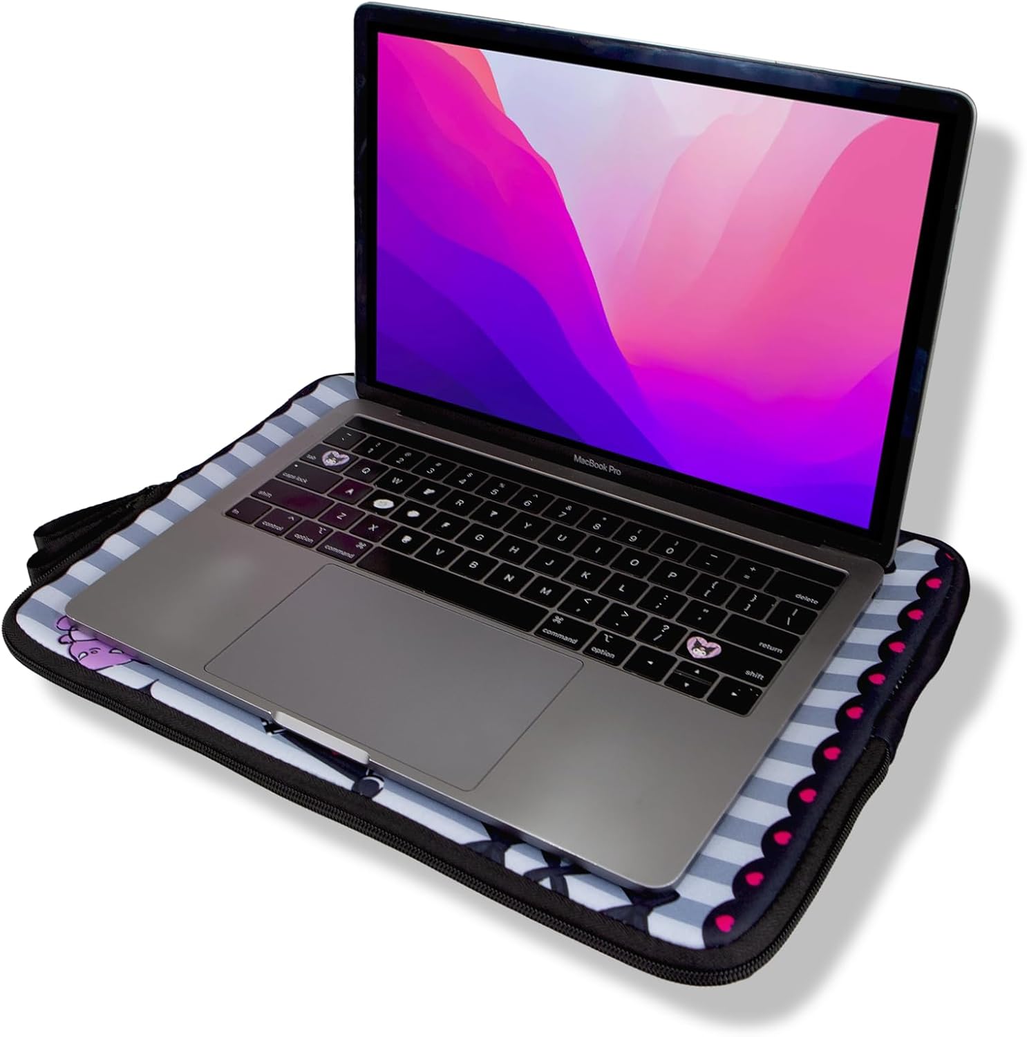 Sonix x Sanrio Slim Laptop Sleeve 16 inch, Neoprene Computer Cover Case, Protective Tech Bag | Kuromi & My Mel 20th Anniversary 15" - 16"