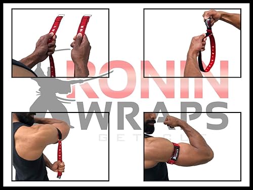 Miniatura 5 de Ronin Wraps Razor Edition  Bandas rígidas de oclusión BFR para entrenamiento superior del cuerpo  Entrenamientos de restricción de flujo sanguíneo