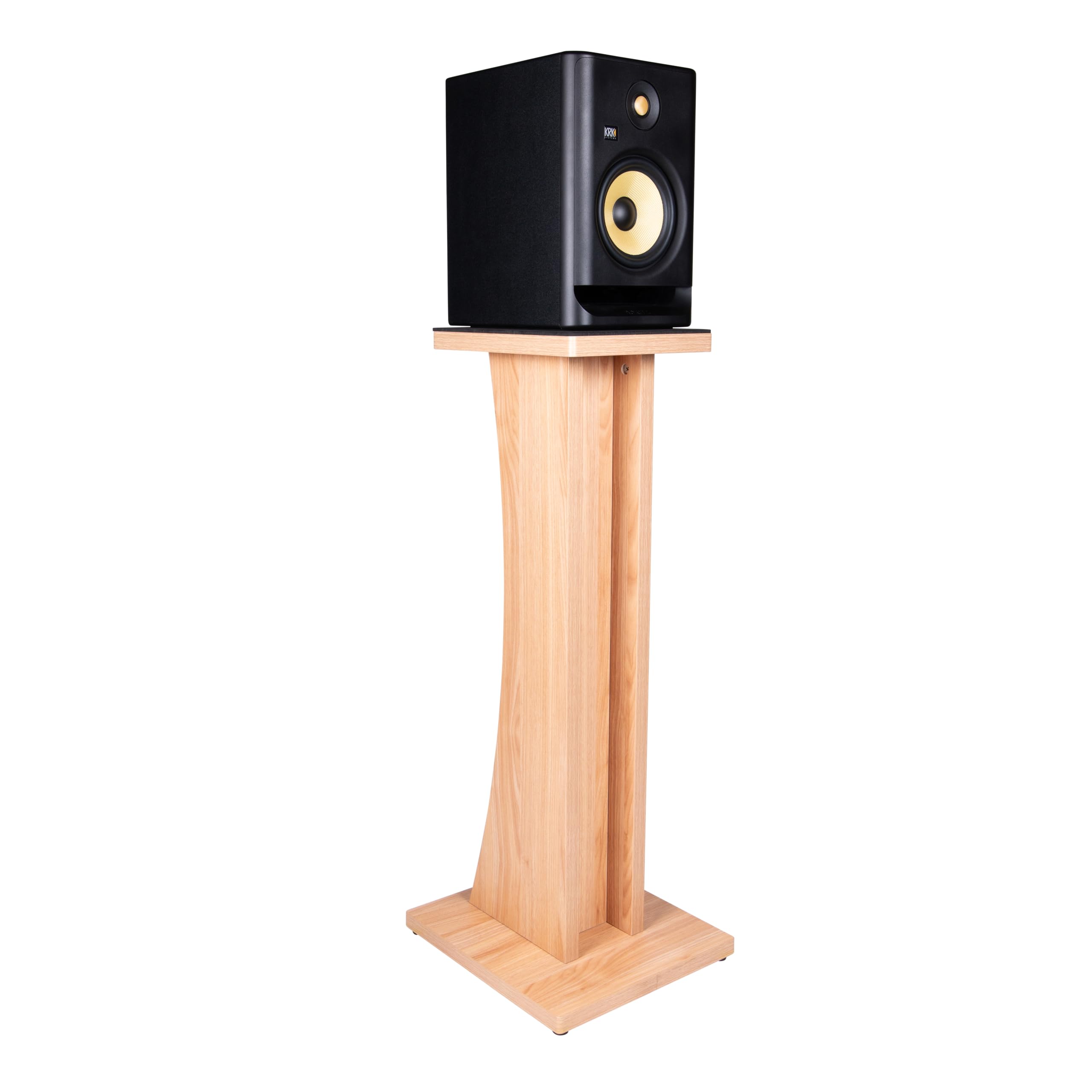 Gator Frameworks Elite Series GFW-ELITESPKSTMN-MPL Support de Haut-Parleur en Bois pour Studio avec Finition érable Naturel