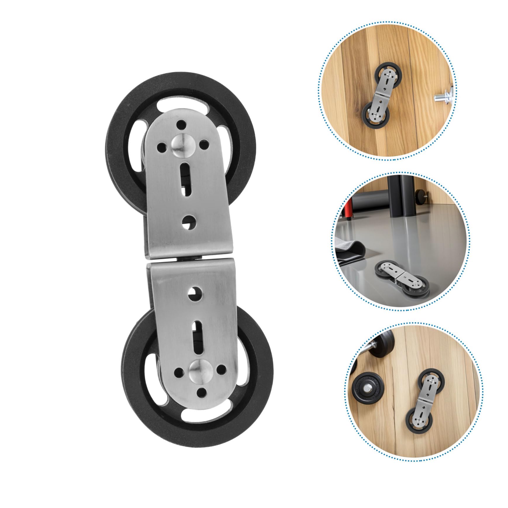 UPKOCH Doppelrollen Fitnessgeräte Umlenkrolle aus Robustem Kunststoff Geräuschlose Seilrolle für Kabelzug Heimtrainer Seilzug Zubehör für Krafttraining und Wäscheleine
