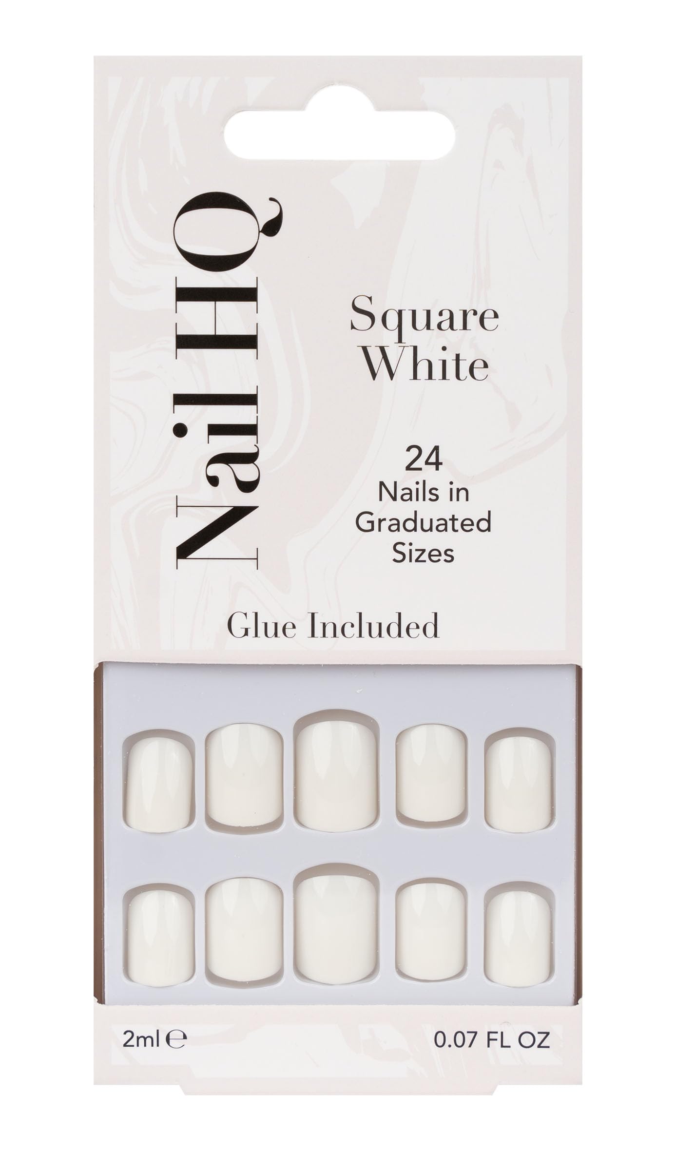 Nail Hq White Square