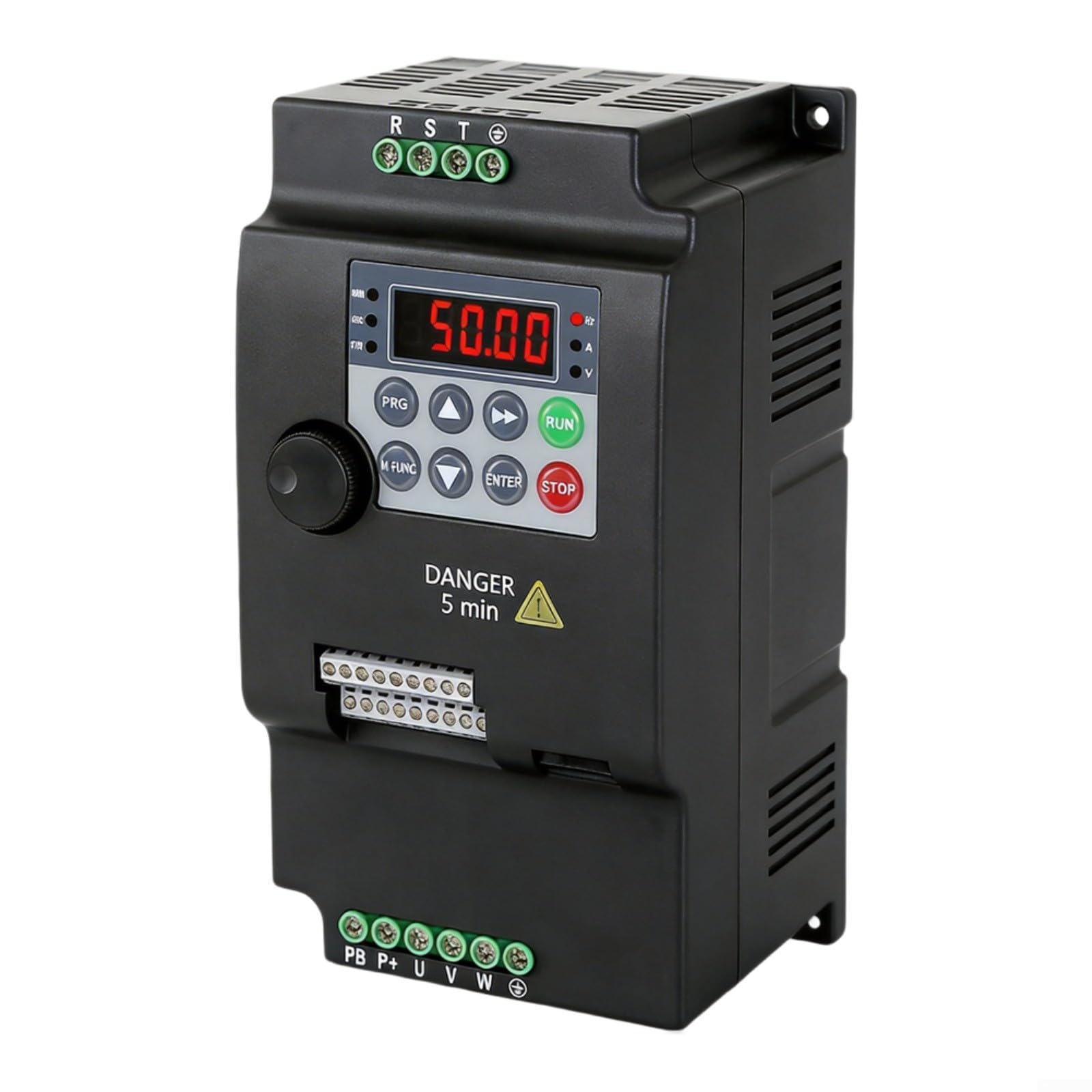 Convertitore di frequenza trifase, invertitore di 0.75Kw Vfd per controllo del motore, azionamento variabile di frequenza 380V con protezione di sovraccarico per automazione industriale