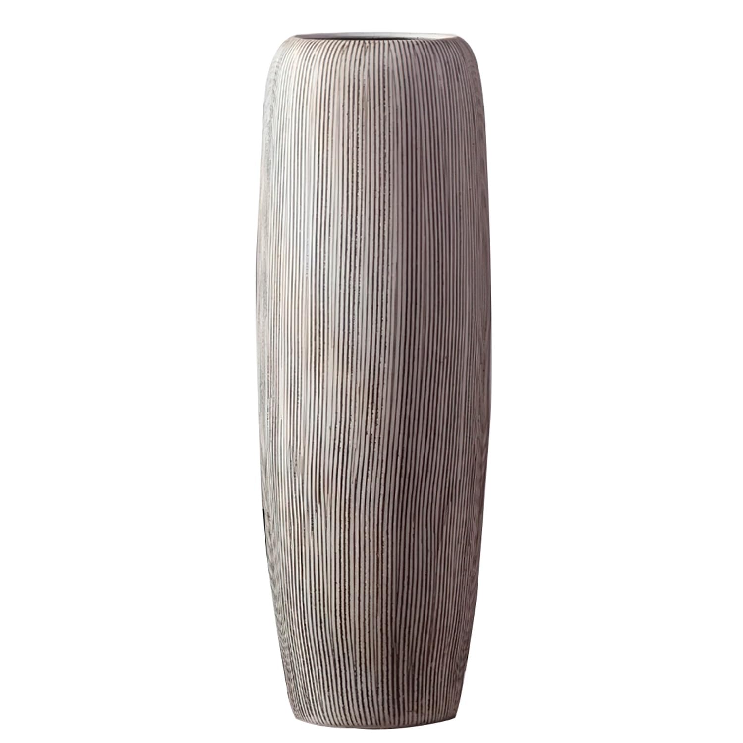 asdchZen Tall Floor Vase, 39.3 Inches/100Cm Large Floor Ceramic Vase, Modern Sophisticated Floor Vase For Home Deocr, Living Room, Entryway, Office, Branches And Dried Flowers,20x60cm