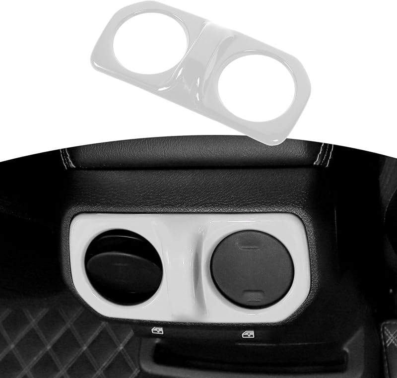 Moldura de acabamento da saída de ar traseira Jeep Wrangler JLU e Gladiator JT RT-TCZ branca – 4 portas