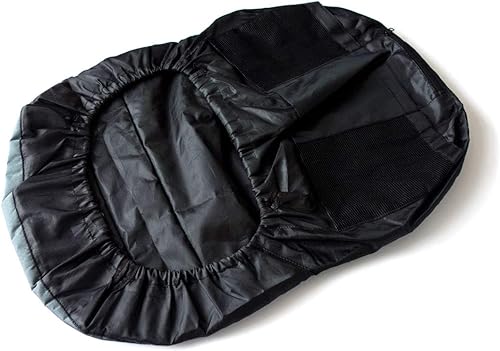 Miniatura 5 de POWERWORKS Funda de asiento para cortacésped, impermeable, de lujo, tamaño mediano, negro