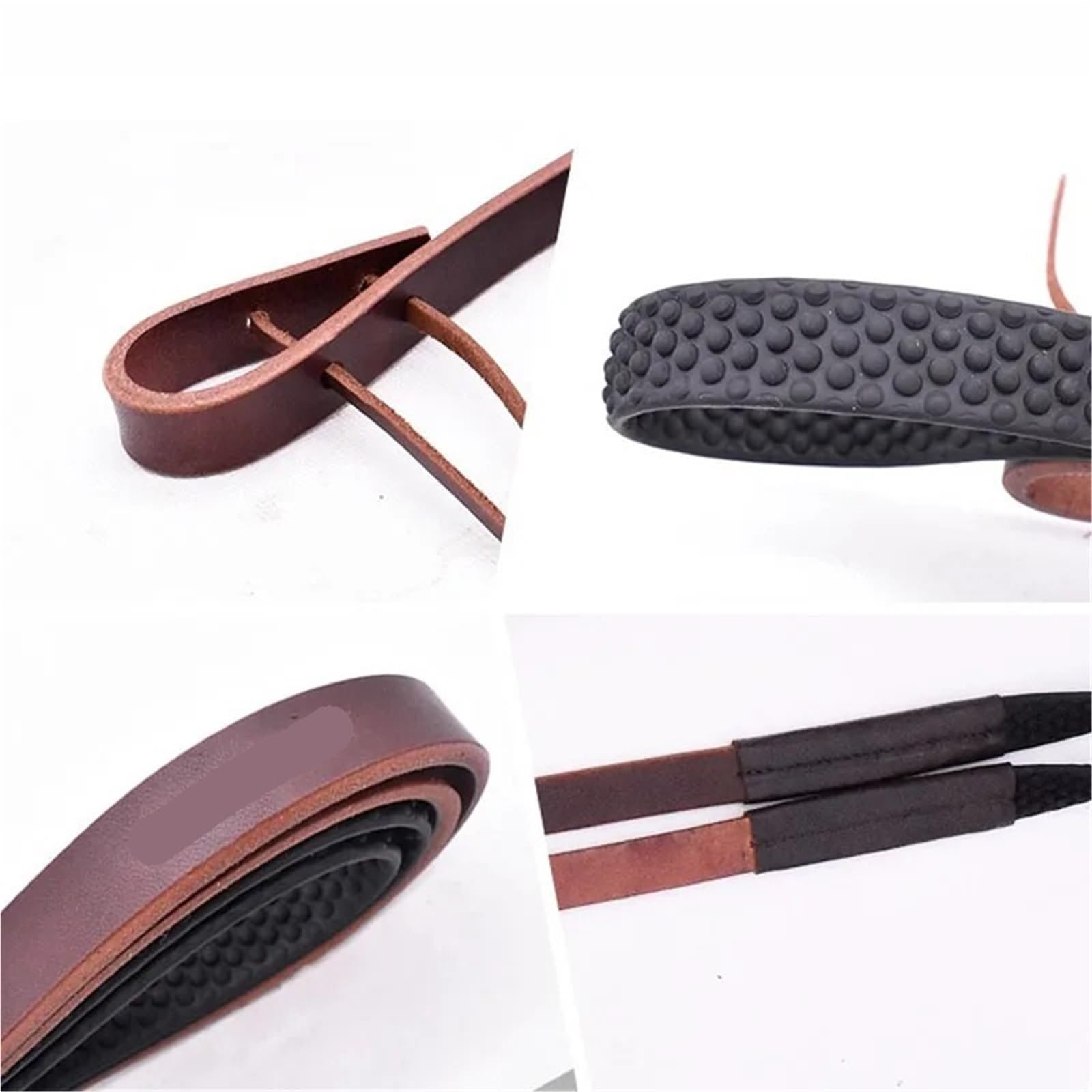 Riendas de cuero for caballo, antideslizantes, universales, 265 cm