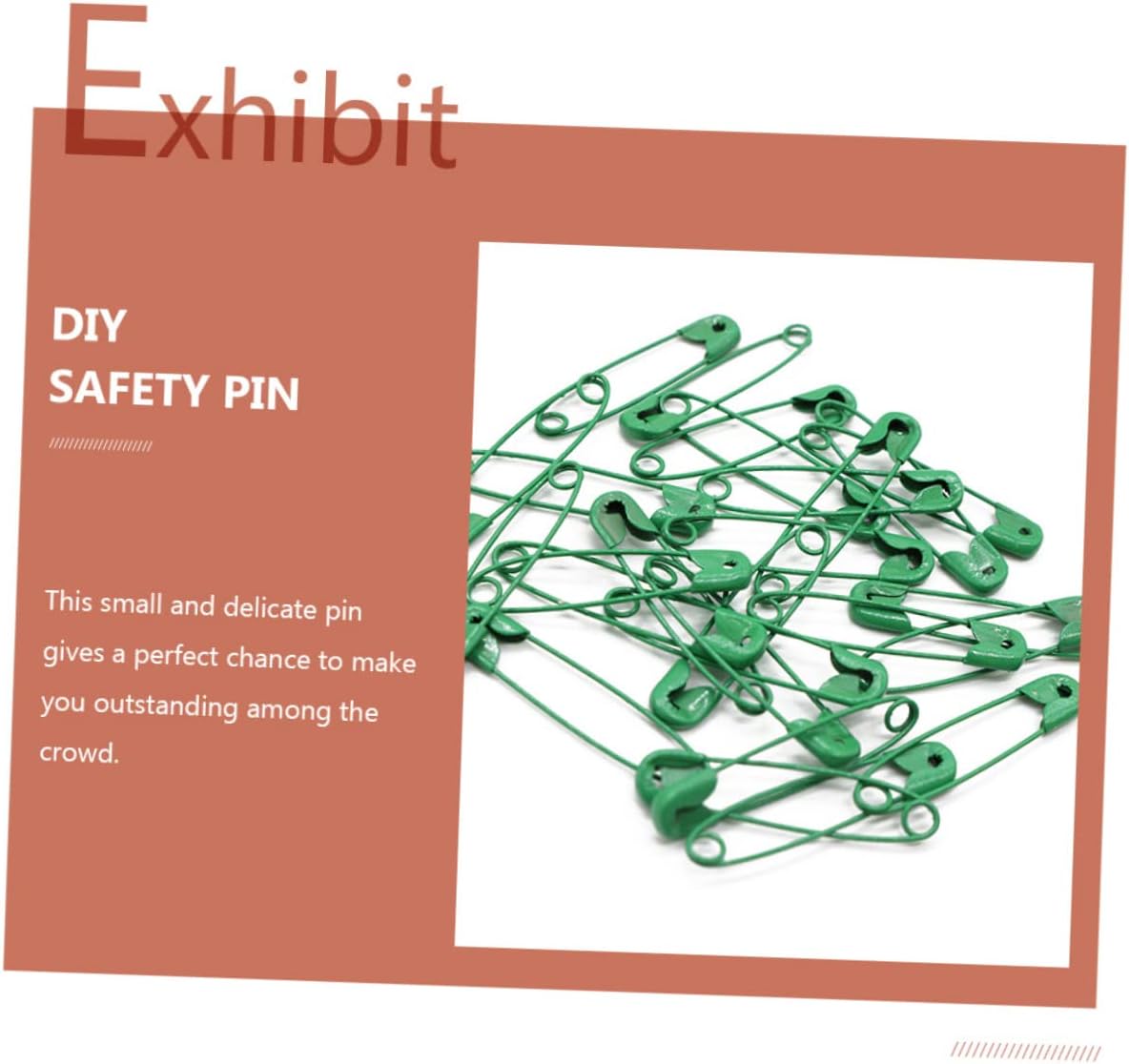 NUOBESTY 720pcs Safety Pin Clips Metal Safety Pin for DIY for Clothing Quilting Sewing