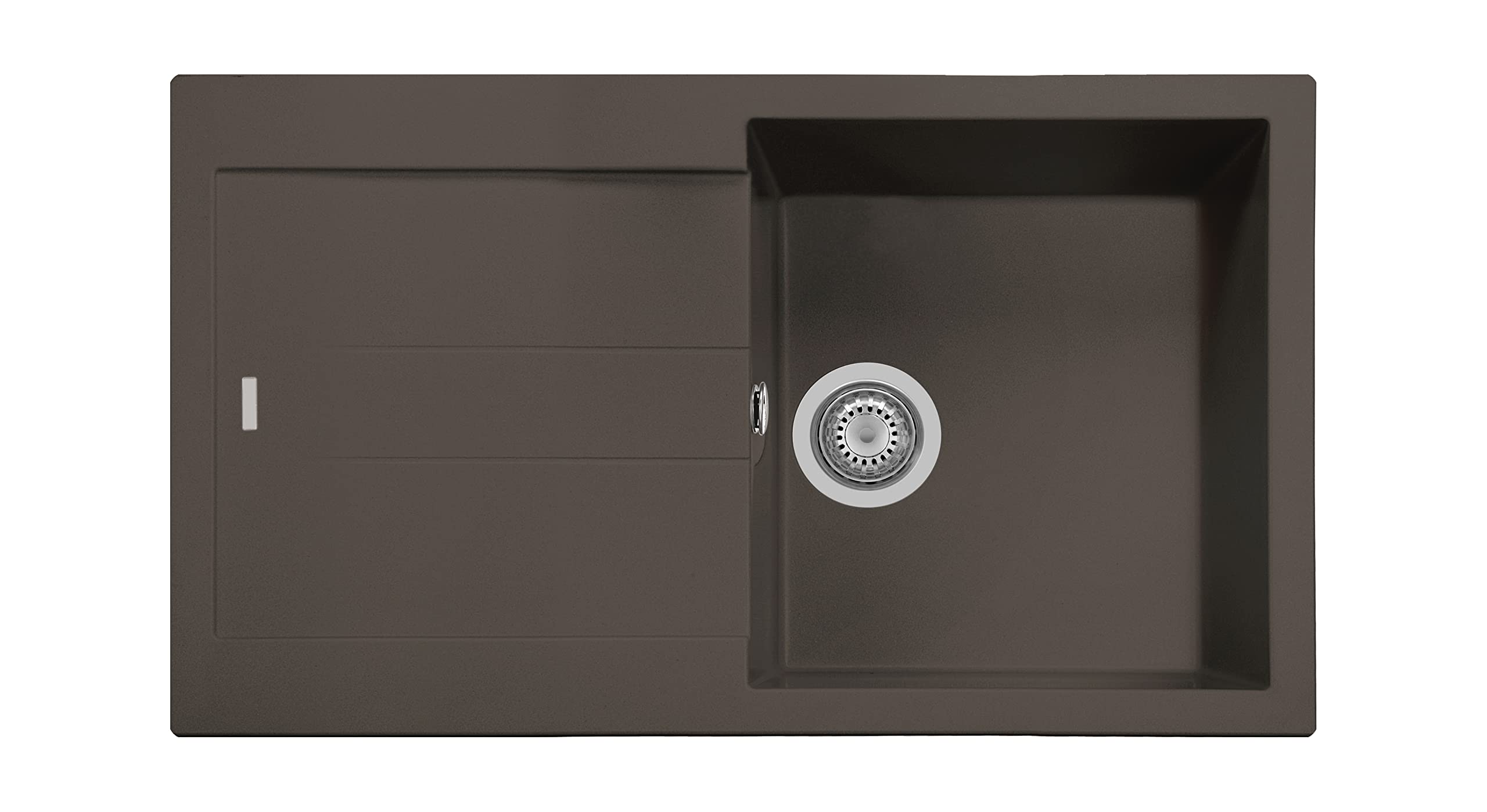 Lavello Cucina Plados AM8610 Composito 86x50 Cm - Con Vasca E Scolapiatti Integrato - Foto 4