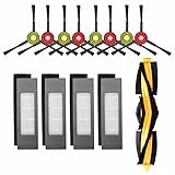 掃除機用交換部品エコバックス 消耗品 (13枚) DEEBOT OZMO T8 T8+ T8 AIVI T9 T9+ N8 N8+ N8 Pro+ N7 N7+ N10PlUS 920 950 750交換用 消耗品 交換アクセサリ ECOVACS 交換用 サイドブラシ *8個 フィルター *4個 メインブラシ * 1個 [並行輸入品]