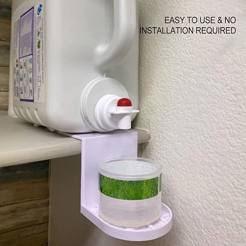 Miniatura 3 de Soporte para detergente para ropa sucia, portavasos de detergente, recogedor de goteo de detergente para ropa sucia, organizador de dispensador de