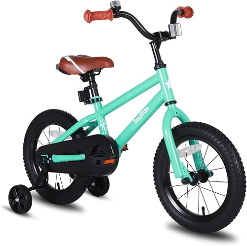 JOYSTAR Bicicleta infantil para niños de 2 a 12 años, bicicletas para niños y niñas, 12 a 20 pulgadas, estilo BMX, con ruedas de entrenamiento,