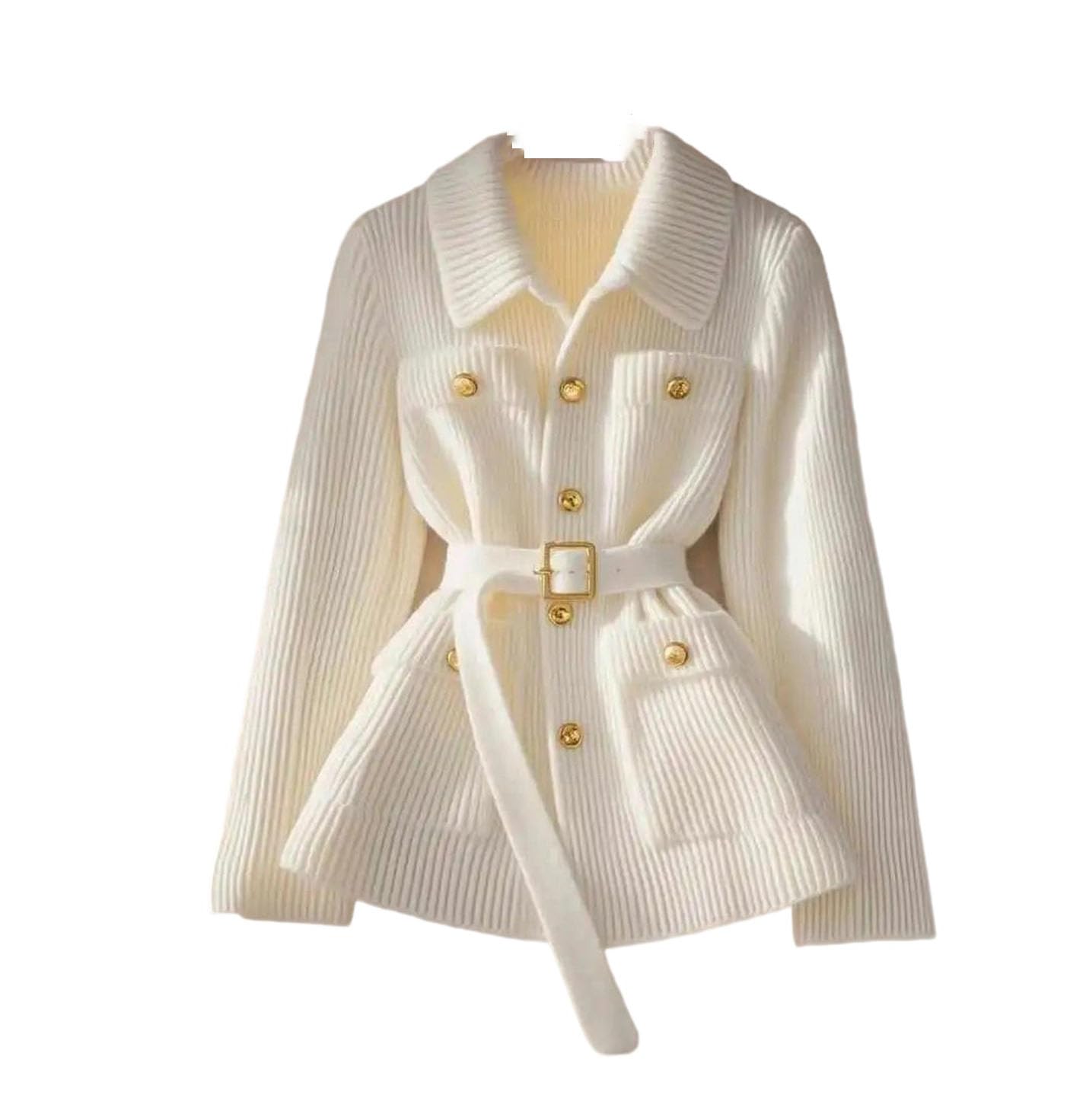 Women Long Sleeve Cardigan Sweater Womens Loose Single-Breasted Knitt Cardigan