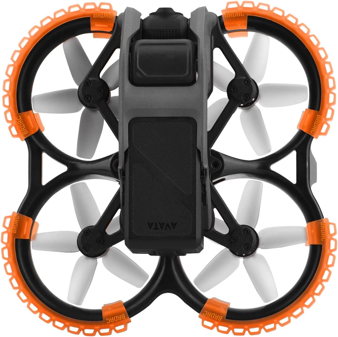 HeiyRC AVATA Propeller Guard Protector,Prop Bumper Anti-Collision Protective Cover for DJI AVATA Accessories(4PCS Orange)