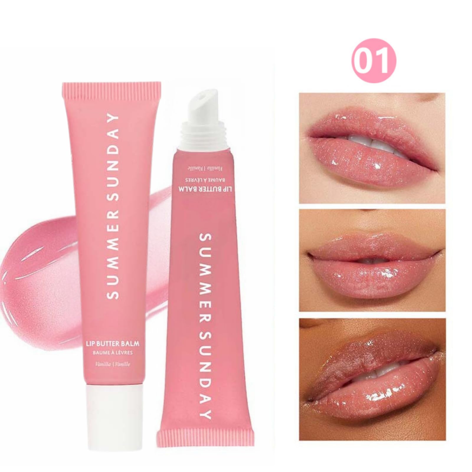 3PC Summer Lip Balm Set, Hydrating - Image 2