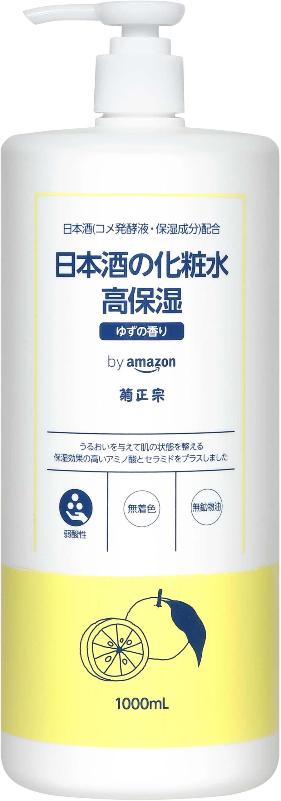 by Amazon 菊正宗 日本酒の化粧水 高保湿 ゆずの香り 1,000mL商品画像