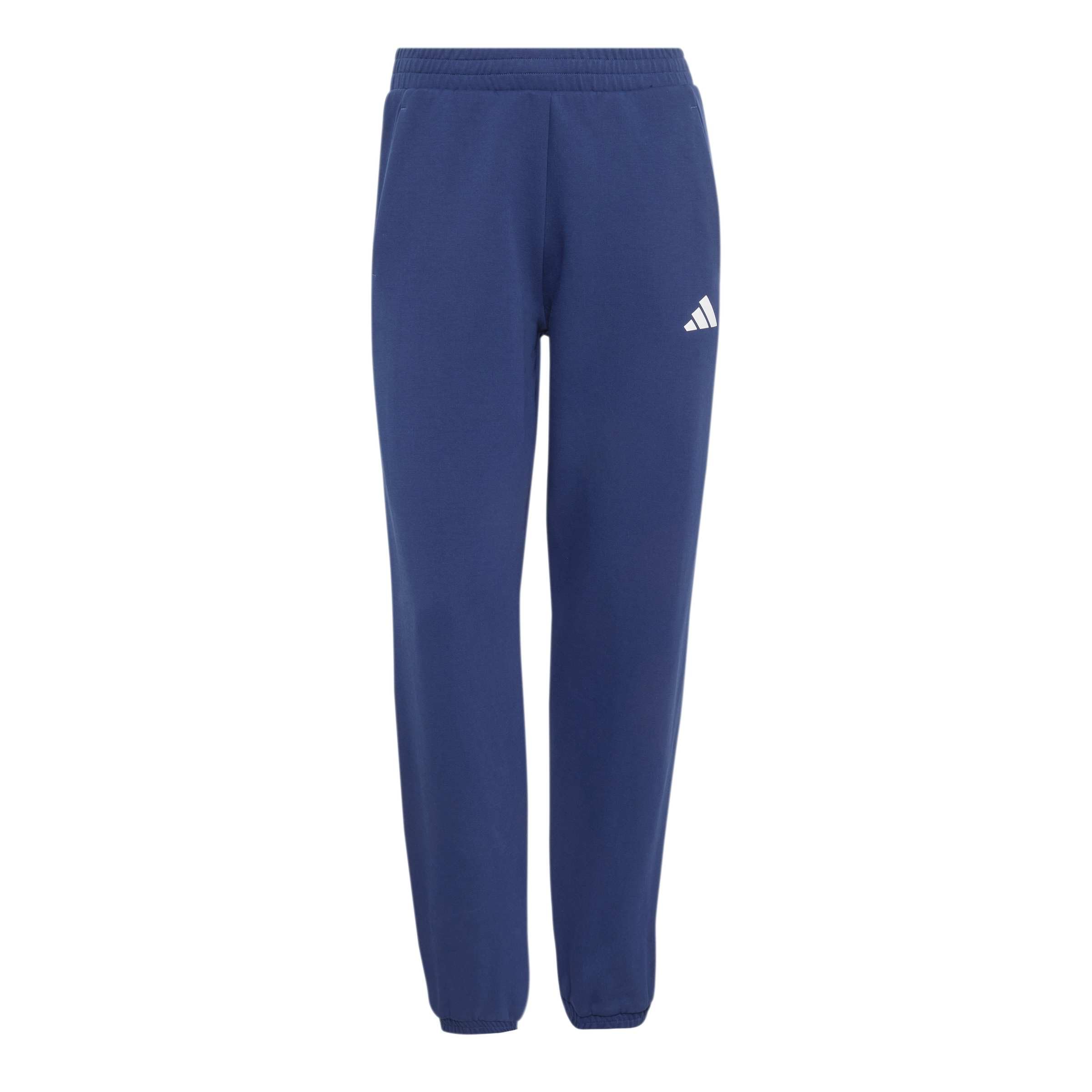 adidas Women's Stadium Small Logo Pants, Dark Blue, L