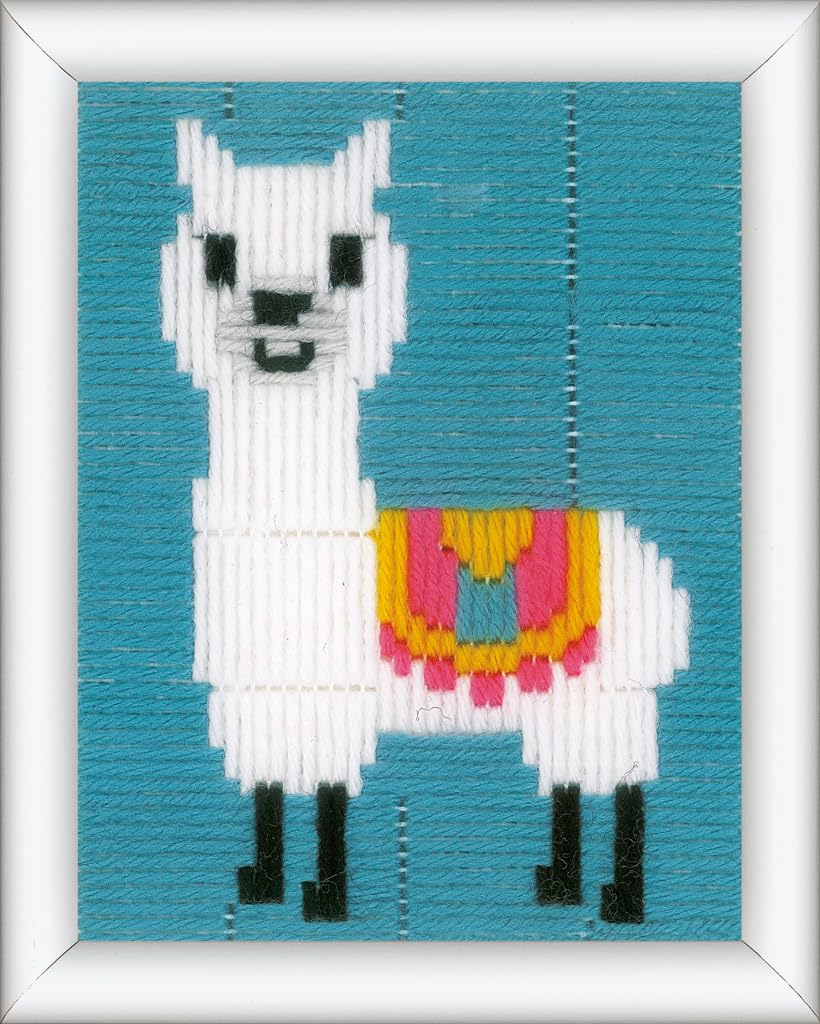 Vervaco Long Stitch Kit: Llama, NA, 12.5 x 16cm