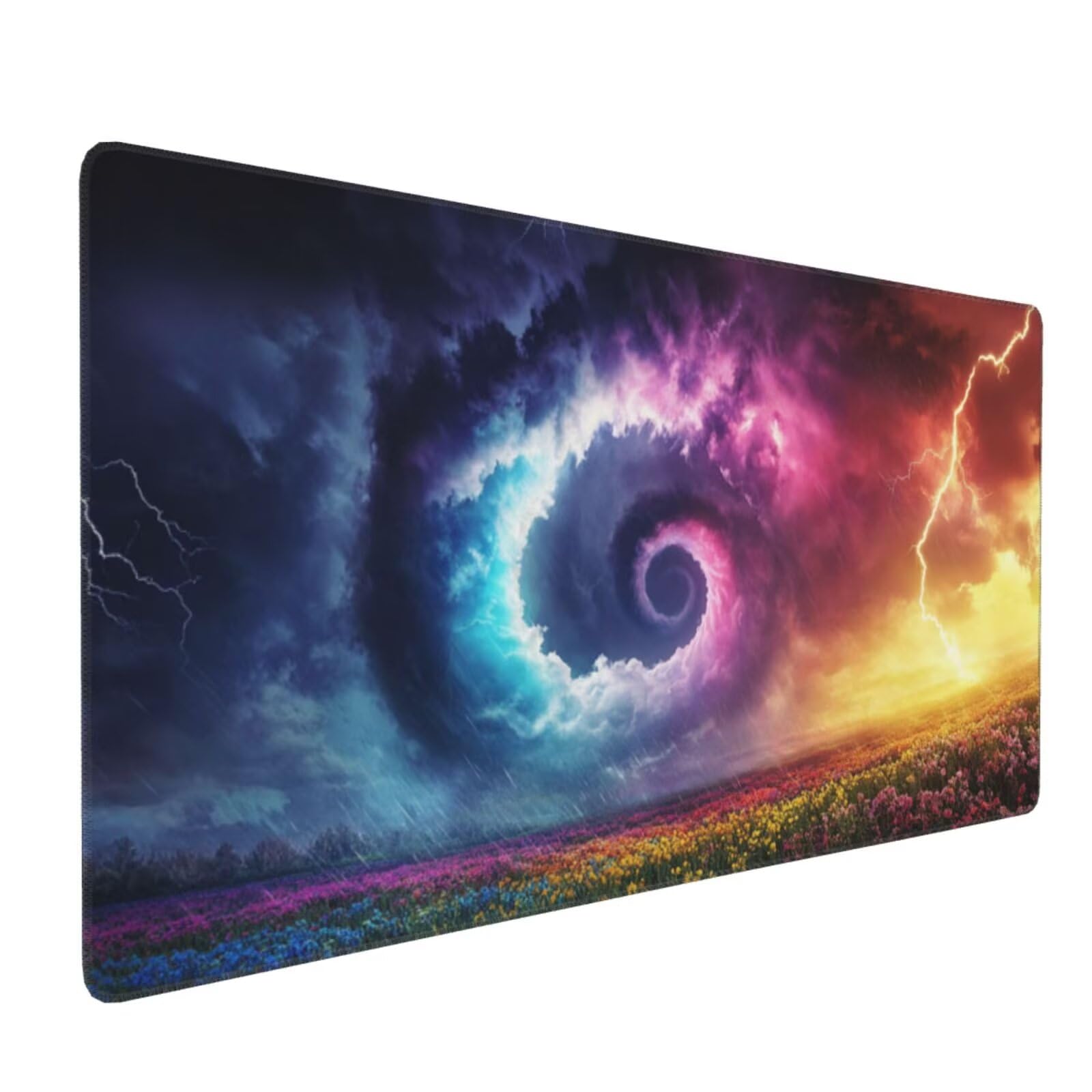 Podkładka pod mysz XXL 1200x400x3mm podkładka pod mysz kolorowa podkładka pod mysz chmura poprawia precyzję i szybkość, wodoodporne antypoślizgowe, szyte krawędzie, akcesoria do gier, komputer biurowy
