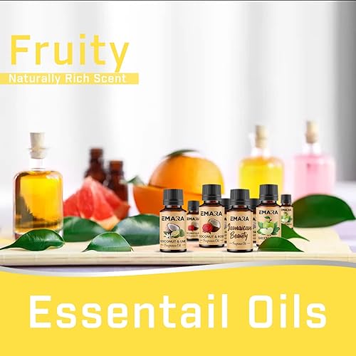 Miniatura 3 de Aceite esencial natural de coco y lima afrutado para difusores, cuidado de la piel, aceite de fragancia de aromaterapia, grado terapéutico orgánico,