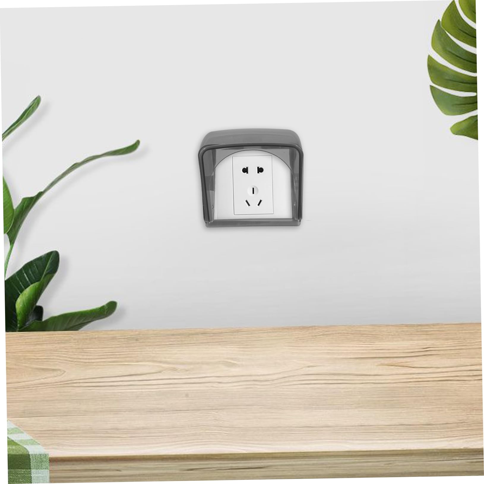 SOLUSTRE 5stücke Outlet Cover Box Wasserdichter Stecker-schutz Für Außen Und Badezimmeranwendungen Installieren Und Schützt Vor Wasserschäden Einsetzbar