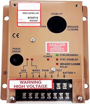 SYC6714 Parallel Synchronous Speed Control Board Generator Electric Control Board GAC Load Distributor Parallel Board Module