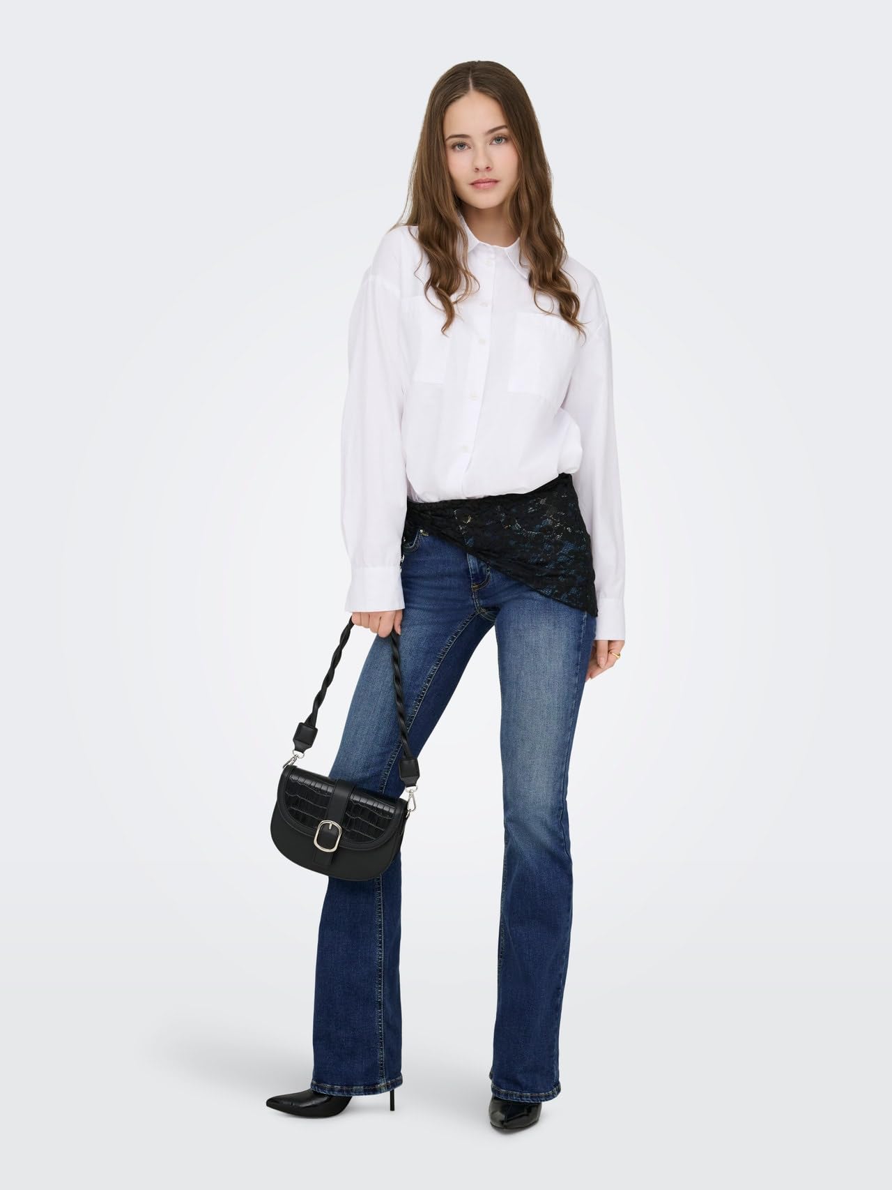 Only Onlblush LW Flared Dnm Rea1303 Noos - Jeans Mujer