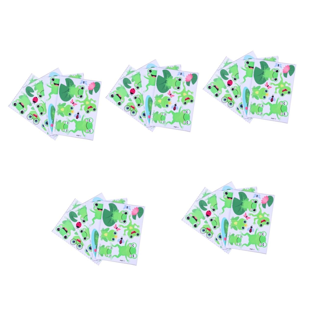 Autocollants muraux grenouilles enfants Vaguelly decoration chambre PVC