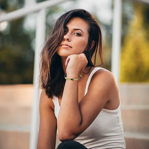 Miniatura 4 de DIOWUS Pulsera con nudo de cereza, con texto en inglés To My Granddaughter A Link That Can Be Undone, ajustable, trenzada, a mano, para mujer,